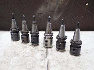Qty Of (6) GS, Parlec And Narex CAT40 Tool Holders