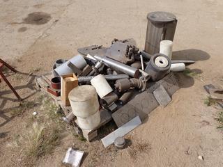Qty Of Assorted Pieces Of Steel, Shims, Bushings And Misc Supplies