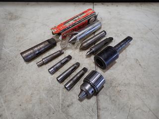 Qty Of Sleeve Adapters, Dead Centers And Chuck
