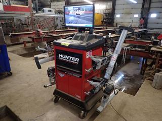 Hunter WinAlign 570HD WA57X 120V Single Phase Heavy Duty Wheel Alignment System c/w (4) Hunter DSP700 Series Wheel Sensors. SN JGC2151