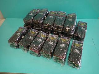 Qty Of (6) Packs Of Unused Size M/M And (11) Packs Of Size XXL Watson Stealth Danger Zone Gloves **Located In Edmonton**