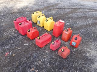 Qty Of Assorted Jerry Cans **Located In Edmonton**