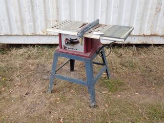 Delta Model 36-510C 115V Single Phase Table Saw. SN D-9709 **Located In Edmonton**