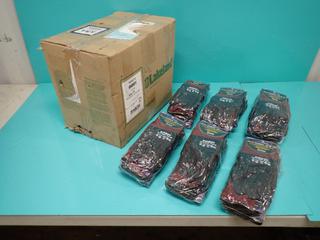 Qty Of Unused Watson Size XXL Stealth Danger Zone Gloves c/w Qty Of Lakeland Size XXL Disposable Coveralls **Located In Edmonton**