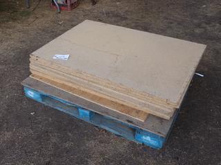 Qty Of 48in X 32in Shelf Sheets **Located In Edmonton**