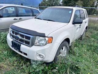 2009 Ford Escape XLT SUV C/w 3.0L V6, A/T, 235/70R16 *Battery Dead* Estimated 130,099 Kms VIN 1FMCU93G09KC55405 *Located In Fernie, BC*