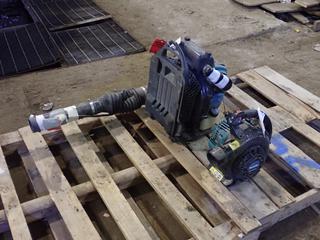 Makita BHX2500CA 24.5cc Blower c/w Makita BBX7600 75.6cc Backpack Blower **Located In Fort McMurray**