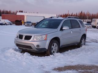 2009 Pontiac Torrent AWD SUV c/w 3.4L, A/T And 235/65R16 Tires. Showing 225,449kms. VIN 2CKDL43F696210180 *Note: Doors Won't Open Without Keys, Lock Issues, Engine, ABS And Traction Light On* **Located In Fort McMurray**