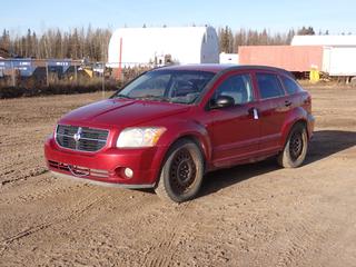 2007 Dodge Caliber SXT FWD SUV c/w 2.0L, A/T And 225/65R17 Tires. Showing 280,575kms. VIN 1B3HB48B67D500601 *Note: Back Hatch Requires Repairs, Engine Light On, Rocker Panel Driver Side Rusty* **Located In Fort McMurray**