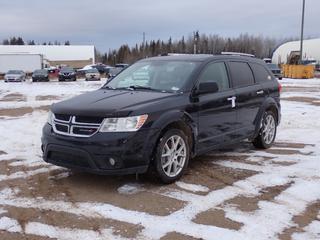 2012 Dodge Journey R/T AWD SUV c/w 3.6L VVT, A/T, Backup Camera, Power Sunroof, 2in Hitch And 225/55ZR19 Tires. Showing 271,560kms. VIN 3C4PDDFG0CT347687 **Located In Fort McMurray**