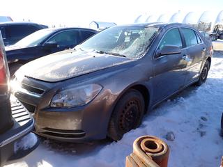2012 Chevrolet Malibu LT 4-Door Sedan c/w A/T And 215/55R17 Tires. VIN 1G1ZC5EUXCF181383 *Note: Engine Top Pan Cover Removed, Minor Rust, No Key, Running Condition Unknown, Buyer Responsible For Removal* **Located In Fort McMurray**