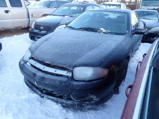 2003 Chevrolet Cavalier 2-Door Sedan c/w 2.2L ECOTEC, 4-Cyl, 5-Spd Manual And 185/65R15 Tires. VIN  1G1JC12F237284173 *Note: Rust Throughout Body, Windshield Cracked, No Key, Running Condition Unknown, Buyer Responsible For Removal* **Located In Fort McMurray**