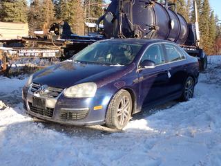 2006 Volkswagen Jetta TDI 4-Door Sedan c/w 4-Cyl, 5-Spd Manual, Power Sunroof And 205/55R16 Tires. Showing 366,726kms. VIN 3VWDT71K16M688255 *Note: No Key, Running Condition Unknown, Buyer Responsible For Removal* **Located In Fort McMurray**