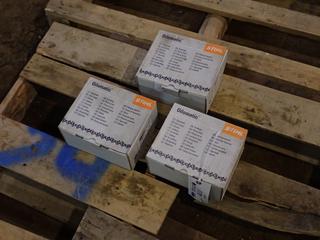 Qty Of (3) Unused Boxes Of STIHL Oilomatic 3/8in 33RD 25ft Chainsaw Chain **Located In Fort McMurray**