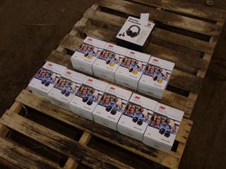 Qty Of (10) Packs Of Unused Peltor Optime 101 Earmuffs c/w (1) Husqvarna Earmuffs **Located In Fort McMurray**