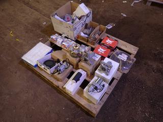 Qty Of Spindle Assemblies, Filters, Tail Lights, Deck Wash Kit, Hose, Rake Teeth And Assorted Supplies **Located In Fort McMurray**