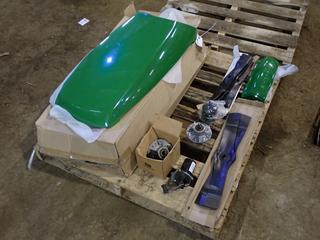 Qty Of John Deere Hood, Mower Blades, Fuel Filter And LT Bumper Assembly **Located In Fort McMurray**