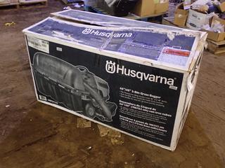 Husqvarna 46/48in 3-Bin Grass Bagger **Located In Fort McMurray**