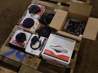 Qty Of Assorted Unused Briggs And Stratton Starter Assemblies, Drive Control, Inverter Control Board And Fuel Tank **Located In Fort McMurray**