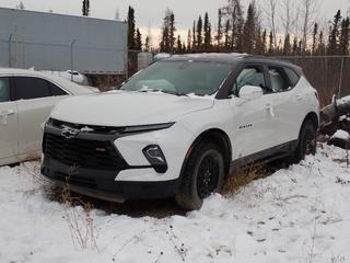 2023 Chevrolet Blazer RS AWD SUV c/w 3.6L VVT, A/T And 235/65R18 Tires. VIN 3GNKBKRS3PS105239 *Note: Parts Only, No Key, Running Condition Unknown, Buyer Responsible For Removal* **Located In Fort McMurray**