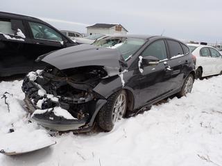 2015 Ford Focus SE 4-Door Sedan c/w 2.0L, A/T And 215/50R17 Tires. VIN 1FADP3K20FL308750 *Note: Damaged, Parts Only, Running Condition Unknown, Buyer Responsible For Removal* **Located In Fort McMurray**