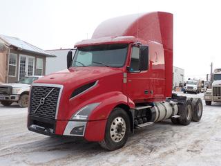 2020 Volvo VNL T/A Truck Tractor c/w Cummins X15 500 Efficiency Series 500hp 15.0L Diesel, Eaton Fuller Ultrashift Plus A/T, 59,000lb GVWR, 13,200lb Fronts, 23,000lb Rears, 36in Sleeper, 212in WB And 11R22.5 Tires. CVIP 07/2026. Showing 12,398hrs, 787,368kms. VIN 4V4NC9TJ8LN249244 **Located In Fort McMurray**
