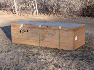 Qty Of (50) Pieces Of 9ft X 4ft 15.5 Blisters CSP Utility Grade Plywood **Located In Edmonton**