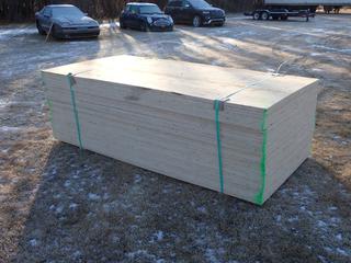Qty Of (50) Pieces Of 8ft X 4ft 15.5mm Blister CSP Utility Grade Plywood **Located In Edmonton**