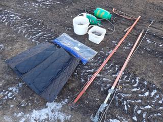 Qty Of Nuts, Bolts, (2) Tree Pruner Poles, (2) Truck Fronts And (2) Spray Bottles **Located In Edmonton**