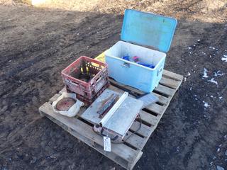 Stay Sharp 120V 7in Tile Saw c/w Qty Of Blades, Grinding Wheels And Wire Brushes **Located In Edmonton**