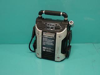 Motomaster Eliminator Battery Booster Pack w/ 1000 Peak Battery Amps, 500 Crank Assist Amps And Air Compressor **Located In Edmonton**