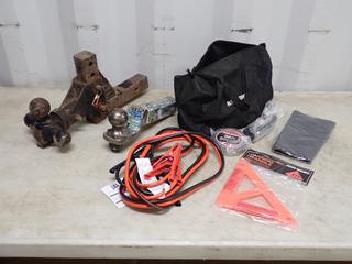 Reese 2 5/16 Ball Hitch c/w 7/8in, 2in And 2 5/16in Ball Hitch And Roadside Emergency Kit **Located In Edmonton**