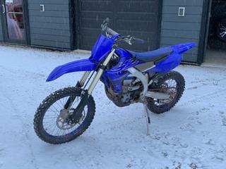 2022 Yamaha 450FX Motorbike c/w 80/100-21 Front And 120/90-18 Rear Tires. VIN JACJ30C4NA001400 **Located In Fort McMurray**