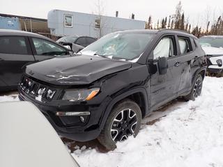 2021 Jeep Compass 4X4 SUV c/w 2.4L And 225/60R17 Tires. VIN 3C4NJDAB9MT538098 *Note: Parts Only, Running Condition Unknown, Buyer Responsible For Removal* **Located In Fort McMurray**