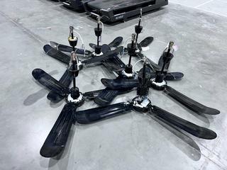 Qty Of (7) 120V Ceiling Fans. *Note: 1 Mounting Bolt Missing*