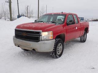 2013 Chevrolet Silverado 2500HD Extended Cab Pickup c/w 6L, V8, A/T And LT265/70R17 Tires. Showing 112,694kms. VIN 1GC2KVCG8DZ167975 *Note: Rust, Scratches, Mirror Broken, Hole In Floor, Door Handle Missing, No Door Lock* *PL#52 **LOCATED @ 210 MACDONALD CRESCENT, FORT MCMURRAY, AB**