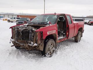 2011 Chevrolet Silverado 2500HD 4X4 Extended Cab Pickup c/w A/T And LT265/70R17 Tires. VIN 1GC2KVCG1BZ262181 *Note: Parts Only* *PL#12 **LOCATED @ 210 MACDONALD CRESCENT, FORT MCMURRAY, AB**