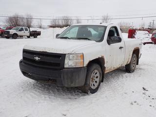 2008 Chevrolet Silverado 4X4 Pickup c/w 4.3L, A/T And LT245/70R17 Tires. VIN 1GCEK14XX8Z298948 *Note: Steering Wheel Disconnected, Rust, Dents, Scratches, Running Condition Unknown* PL#27 **LOCATED @ 210 MACDONALD CRESCENT, FORT MCMURRAY, AB**