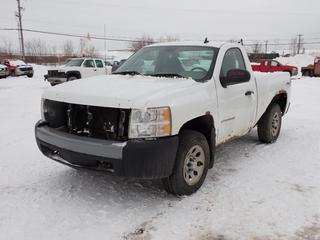 2008 Chevrolet Silverado 4X4 Pickup c/w 4.3L, A/T And LT245/70R17 Tires. VIN 1GCEK14X98Z167669 *Note: Dash Apart, Fuse Panel Disconnected, Unable To Verify Mileage, Back Bumper Damaged, Front Grille Missing, Running Condition Unknown* PL#44 **LOCATED @ 210 MACDONALD CRESCENT, FORT MCMURRAY, AB**