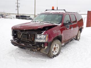 2007 Chevrolet Suburban LS SUV c/w V8 And LT245/75R16 Tires. VIN 3GNGK26K07G151155 *Note: Parts Only* PL#97 **LOCATED @ 210 MACDONALD CRESCENT, FORT MCMURRAY, AB**