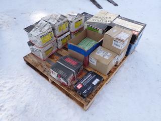 Qty Of Unused Grip Rite Nails And Staples c/w Plastic Strip Framing And Roofing Nails ** LOCATED IN EDMONTON**