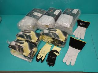 Qty Of (36) Unused Pairs Of Superior Glove Endura Size M Welding Gloves c/w (36) Unused Pairs Of Ansell Size 8 Hyflex Gloves ** LOCATED IN EDMONTON**