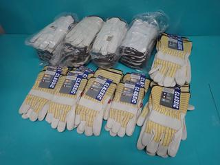 Qty Of Unused One Size And Size 11 BDG Work Gloves ** LOCATED IN EDMONTON**