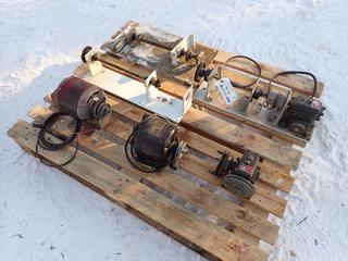 Qty Of Gear Boxes, Gear Assemblies, Electric Motors And Belts ** LOCATED IN EDMONTON**