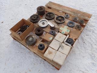 Qty Of Assorted Motor Pulleys ** LOCATED IN EDMONTON**