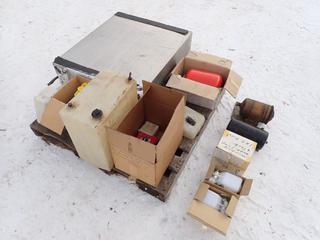 28in X 10in X 32in Hydraulic Tank c/w Air Tanks, Windshield Washer Pumps And Tanks ** LOCATED IN EDMONTON**