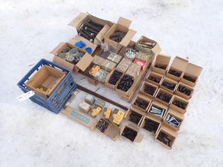Qty Of Assorted Nuts, Bolts And Threaded Rod **LOCATED IN EDMONTON**