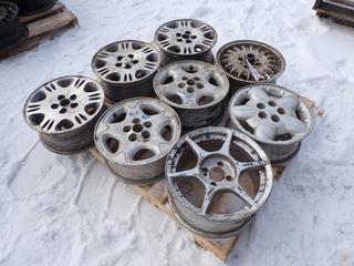 Qty Of 15in 4-Bolt And 5-Bolt Aluminum Alloy Rims **LOCATED IN EDMONTON**