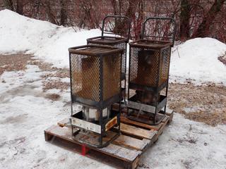 Qty Of (3) Sun Blast Model CR125AZNA220206 125,000 BTUH Natural Gas Radiant Heaters   **LOCATED IN EDMONTON**