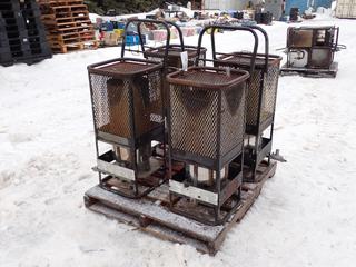 Qty Of (4) Sun Blast Model CR125AZNA220206 125,000 BTUH Natural Gas Radiant Heaters  **LOCATED IN EDMONTON**